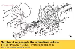 Qui puoi ordinare copertura, frizione da Honda , con numero parte 11351HP6A00: