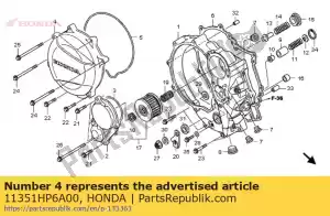 Honda 11351HP6A00 capa, embreagem - Lado inferior