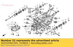 Aqui você pode pedir o nenhuma descrição disponível no momento em Honda , com o número da peça 50202HN2305: