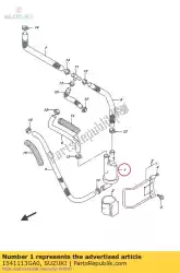 Qui puoi ordinare nessuna descrizione disponibile al momento da Suzuki , con numero parte 1541113GA0: