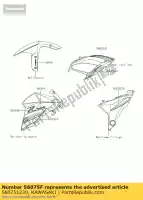 560751230, Kawasaki, patroon, spilafdekking, links kawasaki z  eversion sugomi edition a special e c version abs zr800 d f z800 800 , Nieuw