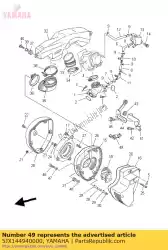 Ici, vous pouvez commander le rester 2 auprès de Yamaha , avec le numéro de pièce 5JX144940000: