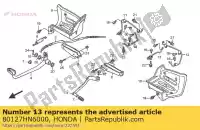 80127HN6000, Honda, quedarse, lrr guardabarros honda trx250ex sporttrax sportrax 250 , Nuevo