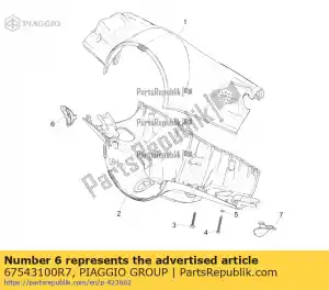 Piaggio Group 67543100R7 spina rh - Il fondo