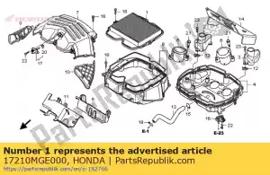 Honda 17210MGE000 element comp., filtro dell'aria - Il fondo