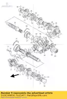 2424148B50, Suzuki, marcha, 4ª marcha suzuki gsf bandit s gsx  g sa f gsxr w a sz inazuma r1100 gsx1100f gsf1200ns gsf1200nssa gsx1200 gsf1200nsz gsf1200nszsz gsf1200nsnasa 1200 1100 , Novo