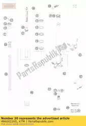 Qui puoi ordinare cartuccia cpl. Avventura s 07 da KTM , con numero parte 48600226S: