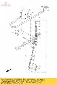 yamaha 5UN272180000 écrou - La partie au fond