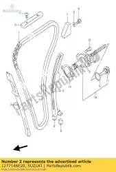 Tutaj możesz zamówić przewodnik, ? A? Cuch krzywkowy od Suzuki , z numerem części 1277146E20: