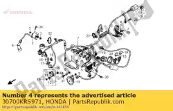 Aqui você pode pedir o cap assy., supressão de ruído em Honda , com o número da peça 30700KRS971: