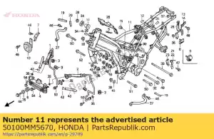 honda 50100MM5670 no hay descripción disponible en este momento - Lado inferior