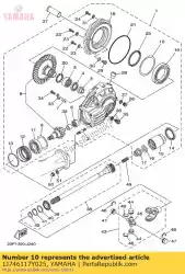 Qui puoi ordinare spessore, corona dentata (0,25 t) da Yamaha , con numero parte 1J746117Y025: