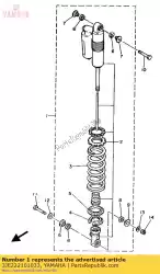 Qui puoi ordinare ammortizzatore, posteriore da Yamaha , con numero parte 3JE222101033: