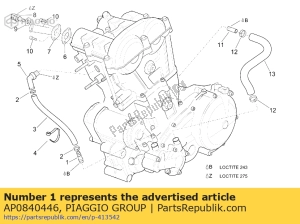 aprilia AP0840446 articulação - Lado inferior