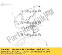 Qui puoi ordinare tronco da Piaggio Group , con numero parte 1B000860: