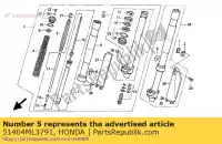 51404ML3791, Honda, guide, printemps honda cr crr 125 250 500 2 1, Nouveau