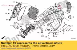 Qui puoi ordinare dado, regolazione parafango (6mm) da Honda , con numero parte 84601HC4000: