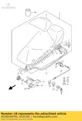 Here you can order the cable, seat uh1 from Suzuki, with part number 4528049F00: