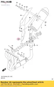 suzuki 1477013K10 comp, muf fr - Lado inferior