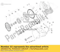 Aqui você pode pedir o anel de vedação em Piaggio Group , com o número da peça 2A000378: