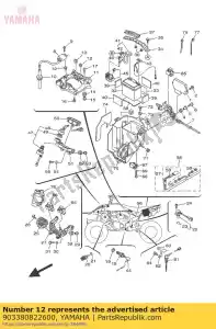 yamaha 903380822600 stekker (4bp) - Onderkant