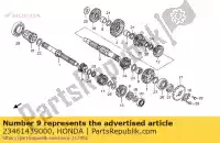 23461439000, Honda, tandwiel, hoofdas derde (20t) honda cg xr 125 1998 2003 2004 2005 2006, Nieuw