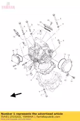 cilinderkop van Yamaha, met onderdeel nummer 5VKE11010200, bestel je hier online: