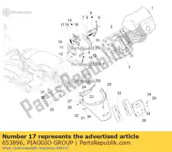 Aquí puede pedir primavera de Piaggio Group , con el número de pieza 653896: