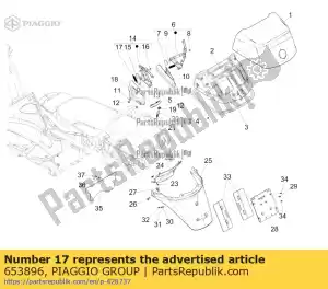 Piaggio Group 653896 primavera - Lado inferior