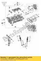 T1151564, Triumph, cyl tête assy, ??3 cyl, sai triumph speed triple 1050, Nouveau