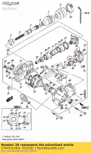 Suzuki 2740531HE0 palier - La partie au fond