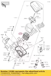 Here you can order the holder from Kawasaki, with part number 132800232: