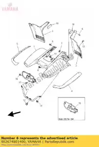 yamaha 902674801400 rivetto (856) - Il fondo