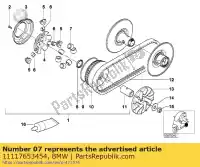 11117653454, BMW, rouleau à pâtisserie bmw c1 125 200 2000 2001 2002 2003 2004, Nouveau