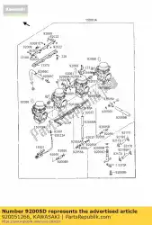 Here you can order the fitting el250-d5 from Kawasaki, with part number 920051266: