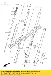 Qui puoi ordinare bullone, centro da Suzuki , con numero parte 5117036E40: