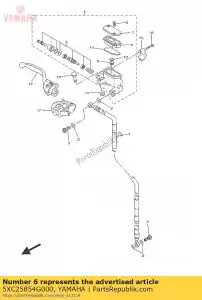 yamaha 5XC25854G000 diaframma, riserva - Il fondo