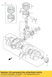 Aqui você pode pedir o rolamento c. Shaft em Suzuki , com o número da peça 1222927A100A0: