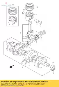 suzuki 1222927A100A0 rolamento c.shaft - Lado inferior