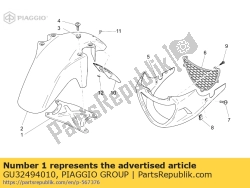 Aprilia GU32494010, Plato, OEM: Aprilia GU32494010