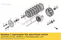 22201KZ3730, Honda, disco, fricção da embreagem honda cr 250 500 1985 1986 1987 1988 1989 1990 1991 1992 1993 1994 1995 1996 1997 1998 1999 2000 2001 2002 2003 2004 2005 2006 2007, Novo