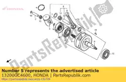 Aqui você pode pedir o conjunto de haste, conectando em Honda , com o número da peça 13200GC4600: