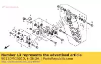 90130MCB610, Honda, ?ruba, ko?nierz, 10x75 honda cbf xl 650 700 1000 2000 2001 2002 2003 2004 2005 2006 2007 2008 2009 2010 2011, Nowy