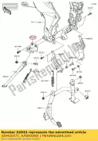 320430571, Kawasaki, stojak wspornikowy kawasaki klz versys a b 1000 klz1000 , Nowy