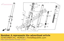 Tutaj możesz zamówić wiosna, widelec fr od Honda , z numerem części 51401MBTC41: