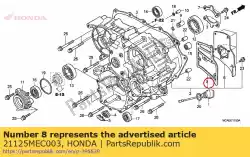 Here you can order the gasket,breather p from Honda, with part number 21125MEC003: