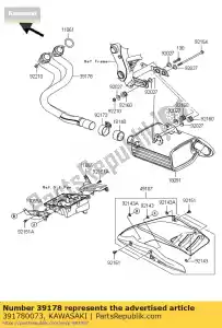 kawasaki 391780073 uitlaatspruitstuk - Overzicht