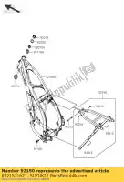 K921531621, Suzuki, ?ruba, gniazdo, 8x2 suzuki rm z 250 2004 2005, Nowy