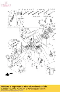 yamaha 5UH855400000 c.d.i. unité assy - La partie au fond
