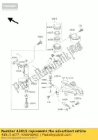 430151677, Kawasaki, cylinder-assy-master, zr1100-c kawasaki zrx zxr 1100 1200 1997 1998 1999 2000 2001 2002 2003 2004 2005 2006, New